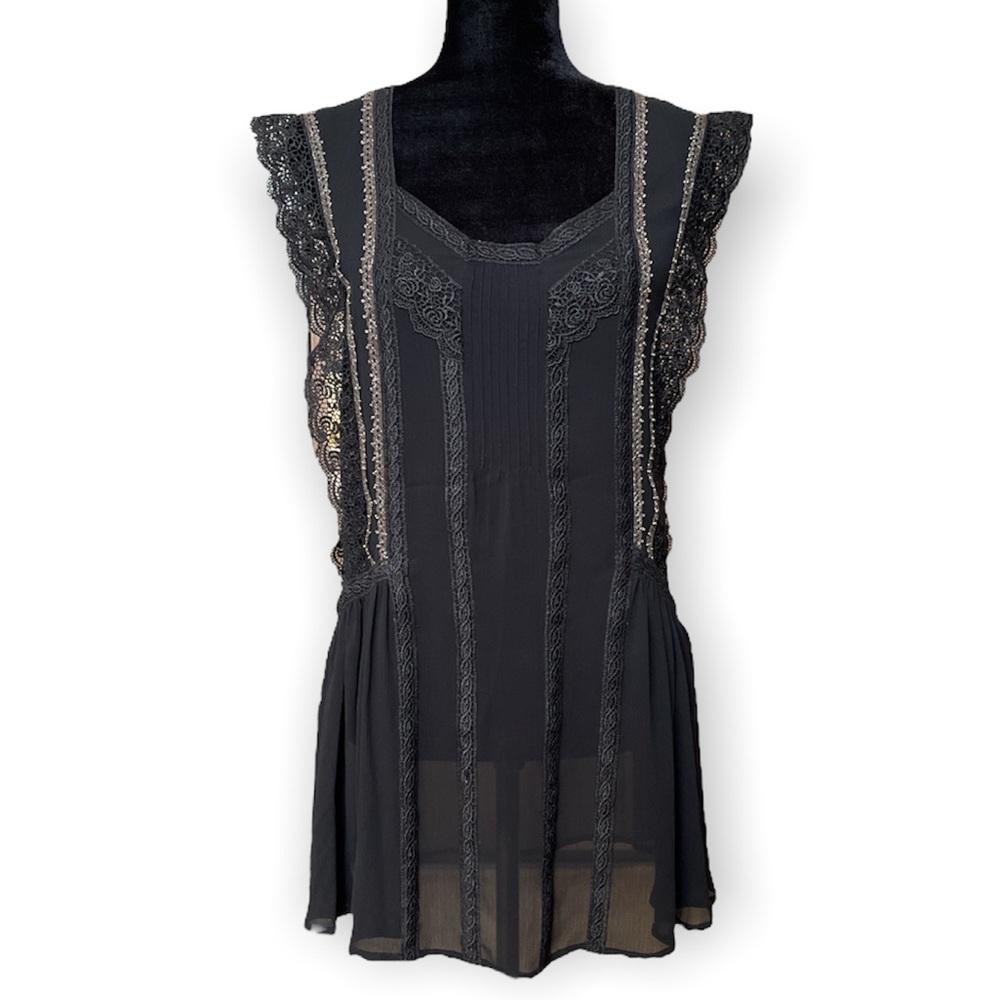 Vintage Stories from KappAhl Black Tunic/Dress/Top